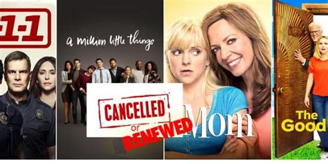 prime time tv shows renewed or cancelled